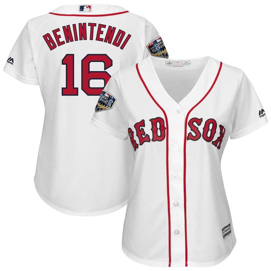 Women Red Sox 16 Andrew Benintendi White 2018 World Series Cool Base Player Jersey Dzhi,We sell and wholesale Women Red Sox 16 Andrew Benintendi White 2018 World Series Cool Base Player Jersey Dzhi on line form chian!